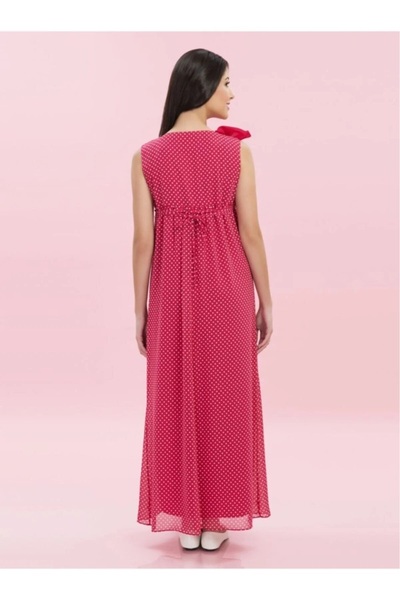 Desen Hamile Giyim Polka Dot Long Maternity Dress