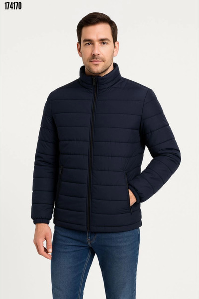 moda wanilia Чоловічий бомбер – водовідштовхувальний матеріал, стьобана підкладка, теплий і стильний зимовий піджак