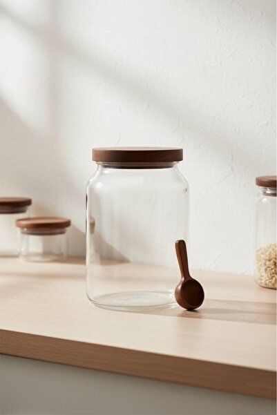 Atbyhome Mien Acacia Mega Cam Bakliyat Saklama Kavanozu 4000ml