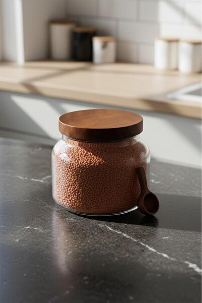 Atbyhome Mien Acacia Mega Cam Bakliyat Saklama Kavanozu 2000ml