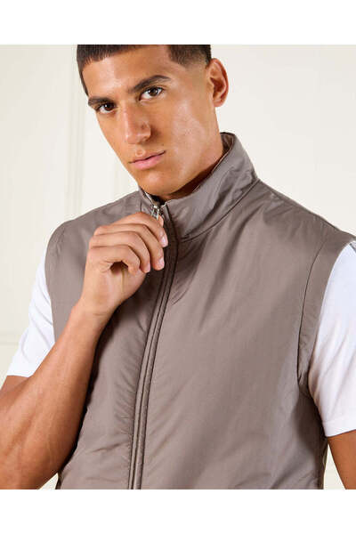 REDTAG Men Beige Reversable Arab Jacket