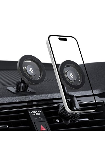Spigen Magsafe Car Phone Holder 2in1 Air Vent & Dashboard Front Console and Ventilation Long - Acp08321