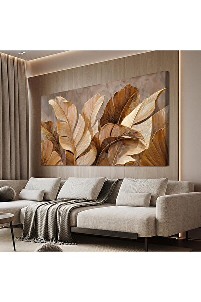 ALAYRA International لوحة جدارية من قماش نباتي من ديمباجا (60×120 سم) - ديكور...