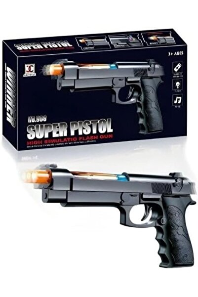 TOY GARDEN مسدس فلاش سوبر بيستول - مسدس لعبة بإضاءة وصوت وامض للأعمار من 3 سنوات فما فوق