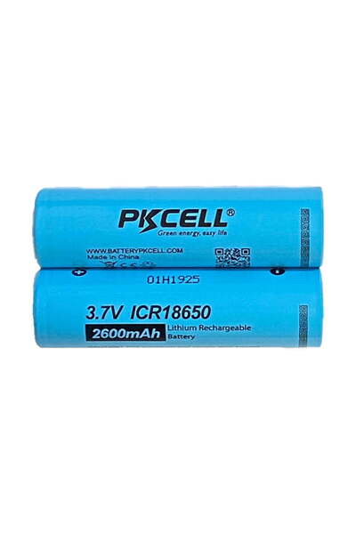PKCELL Acumulator ICR 18650 – Li-Ion de 3,7V cu capul plat