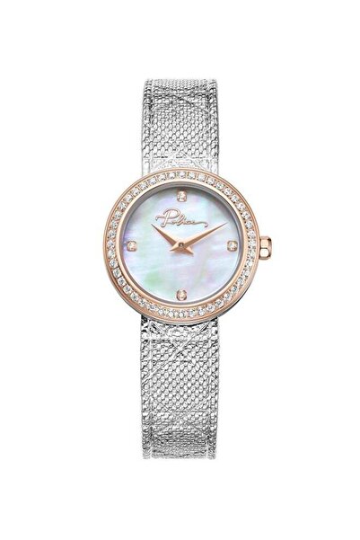 Police ساعة فلير النسائية مقاس 26 مم - ميناء من عرق اللؤلؤ الأبيض، حلقة علوية...