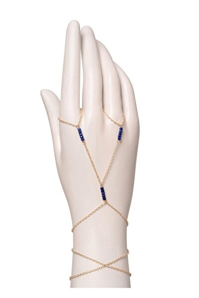 Shiklik Gold Color Stone Chain Women's Shawl