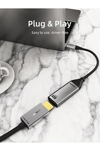Cabletime USB Type C To HDMI Adapter 4K 60Hz