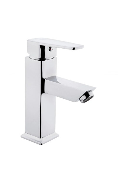 MegaVitrin Tema Kare Slim Single Body Sink Faucet Chrome Tse Certified 35 mm Cartridge 5 Years