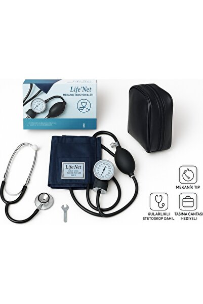 Lifenet SC-012 Mekanik Tansiyon Aleti (Steteskop Dahil) Profesyonel Kullanım ...
