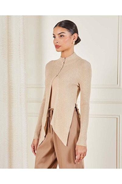 REDTAG Women Ivory Knitted Top