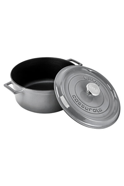 Lava Döküm Yuvarlak Tencere. Trendy Çap(Ø)28cm.