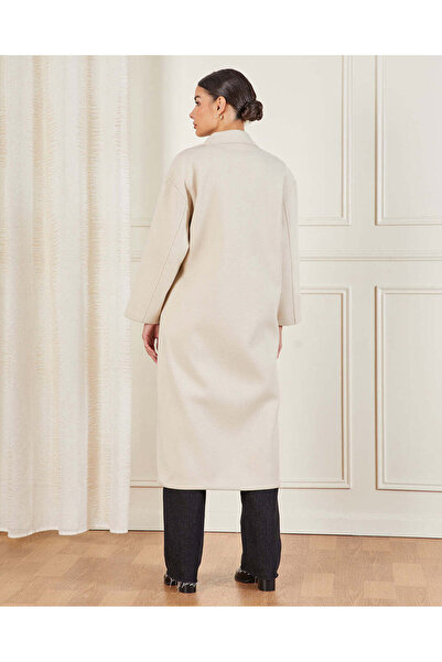 REDTAG Women Beige Belted Coat