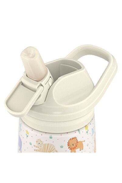 Cool Bottles Dreamworld Series Roar Time Steel Drinking Bowl - 350ml - Beige Std