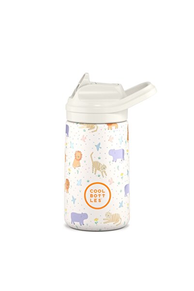 Cool Bottles Dreamworld Series Roar Time Steel Drinking Bowl - 350ml - Beige Std