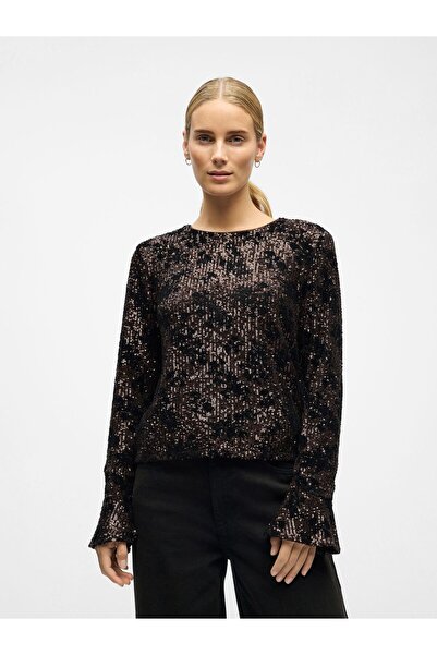 Object Oberteil Pailletten