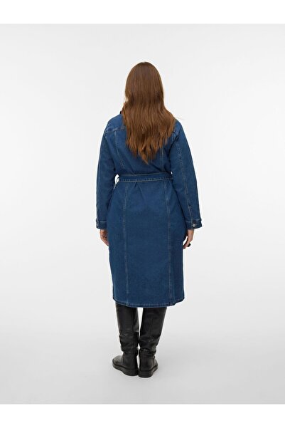 Veromoda Curve Jeanskleid VMCTELLY Midikleid