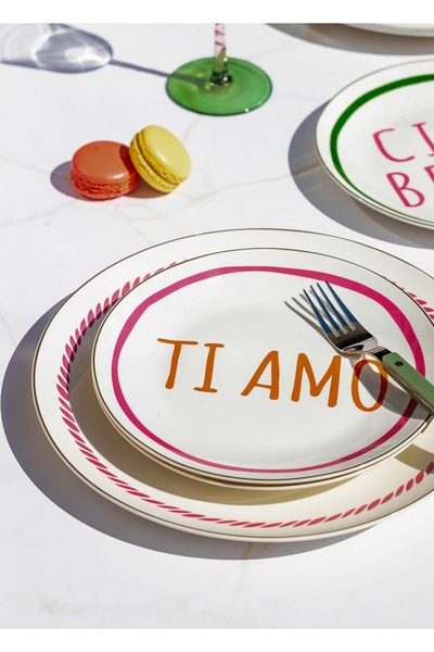 RİVO HOME DECOR Ti Amo Enjoyment Set 18 Pieces for 6 People