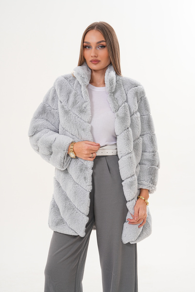 NAVY Blană lungă cu guler Waterway