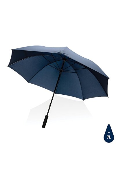 RONIC Men's storm-resistant umbrella, Ronic, RPET 190T, 130 cm, blue