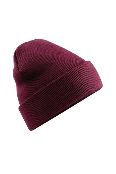RONIC X - Original Beanie, Unisex, Burgundy, One Size