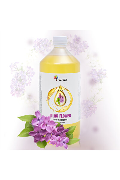 Verana Масажно масло за тяло с цвят на люляк