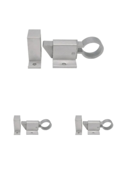 Günalp Pvc Aksesuar باب جانالب الألومنيوم المفصلي المائل 3 قطع مطفي مؤكسد