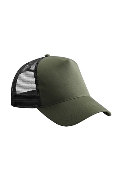 RONIC Snapback Trucker Cap, men's, one size, black-khaki