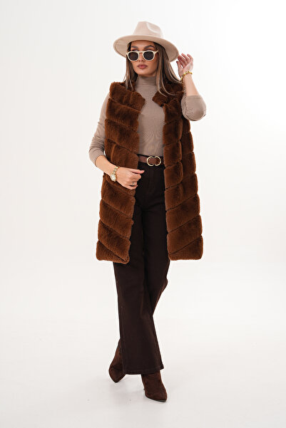NAVY Waterway Fur Vest