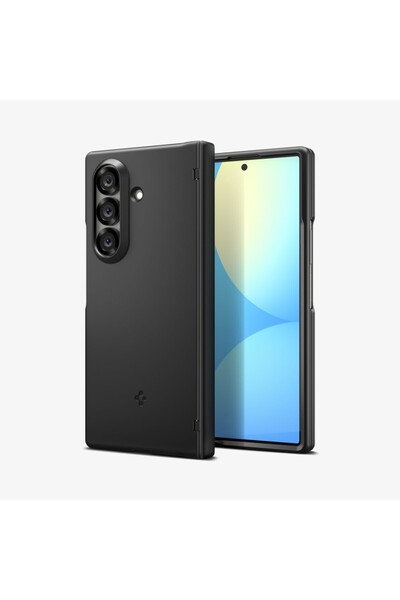 Spigen غطاء رقيق لهاتف جالاكسي زد فولد 7 مع ميزة إير فيت برو وماج فيت - أسود ...