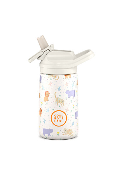 Cool Bottles Dreamworld Series Roar Time Steel Drinking Bowl - 350ml - Beige Std