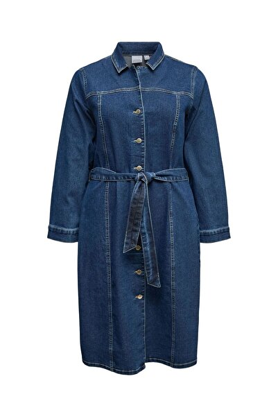 Veromoda Curve Jeanskleid VMCTELLY Midikleid