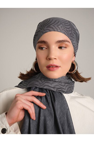 Ayshara شال شيراز كوليكشن مفتوح من الجانبين بلون المنك