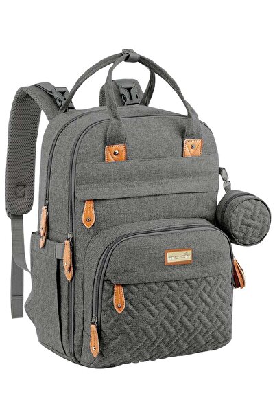 Moon حقيبة ظهر كاري مي لحفاضات الأطفال، حقيبة ظهر متعددة الوظائف مقاومة للماء للسفر