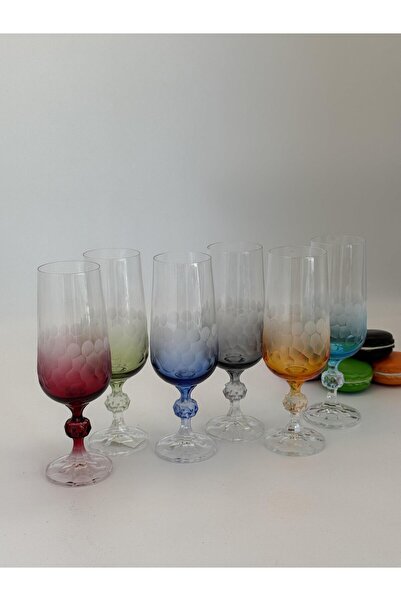 ROSSEV Mercan Mix Coffee Side Crystal Water Glass-180Ml