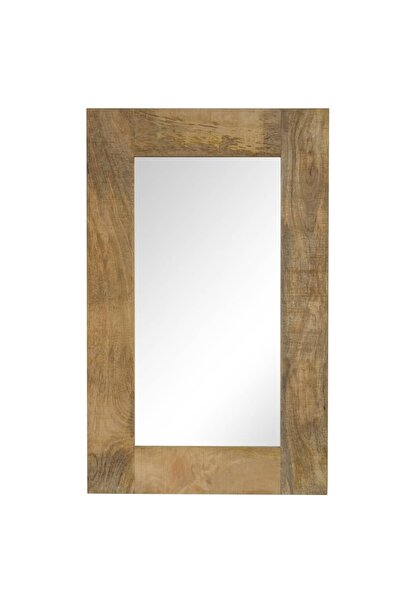 vidaxl Mirror Solid Mango Wood 50x80 cm