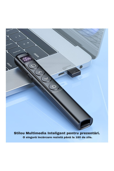 OEM Wireless Laser Remote Control for Presentations S5, 100 meters, Laser Pointer, RF 2.4GHz, USB