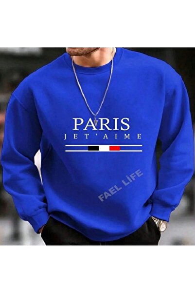 FAEL LİFE سترة يونيسكس فضفاضة بياقة دائرية من باريس جيتيم للنساء/الرجال