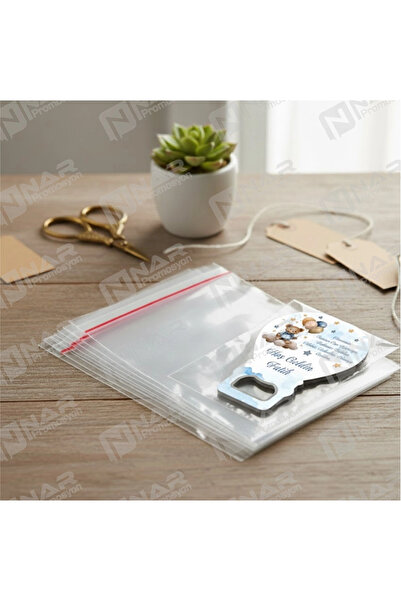 Nar Promosyon 9 x 15 cm Magnet Paketleme Jelatini, Hediyelik Ambalaj - Yapışkanlı Opp 30 - 40 - 50 Adet - Nar Pro