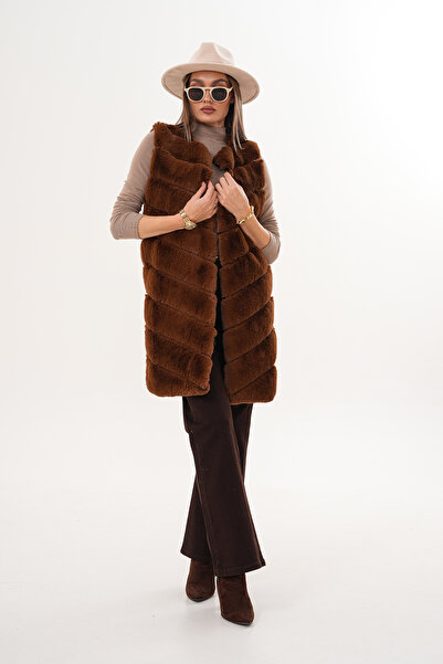NAVY Waterway Fur Vest
