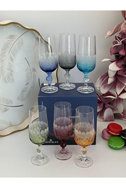 ROSSEV Mercan Mix Coffee Side Crystal Water Glass-180Ml