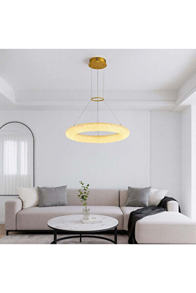 RFAN Candelabru LED, Model H98022-800-1 HCT, Textură de cristal, Metal, 160W,...