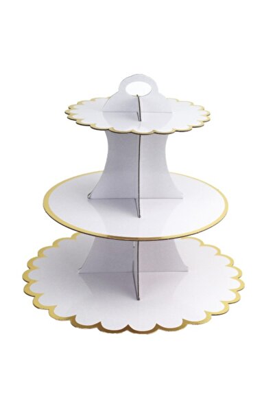 Flippy Suport Etajat pentru Prajituri, Flippy, cu Tematica Aniversare, 3 Nive...