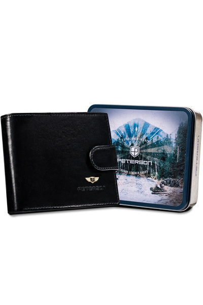 Other Portofel din piele pentru bărbați Peterson - negru, cu protecție RFID