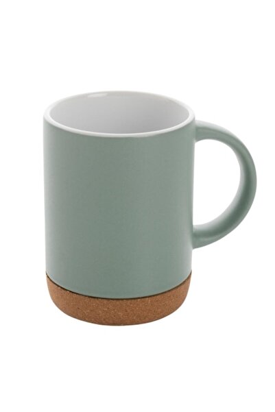 RONIC X Coffee mug, Ronic, ceramic, 280 ml, cork base, green