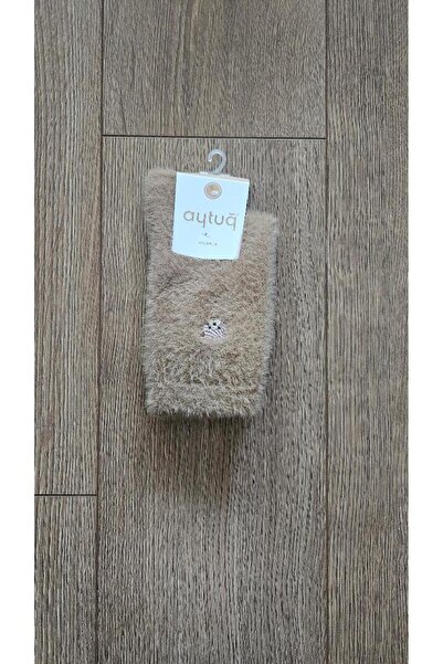 Aytuğ Saac Winter Season Women's Plush Sleep Socks - 48013