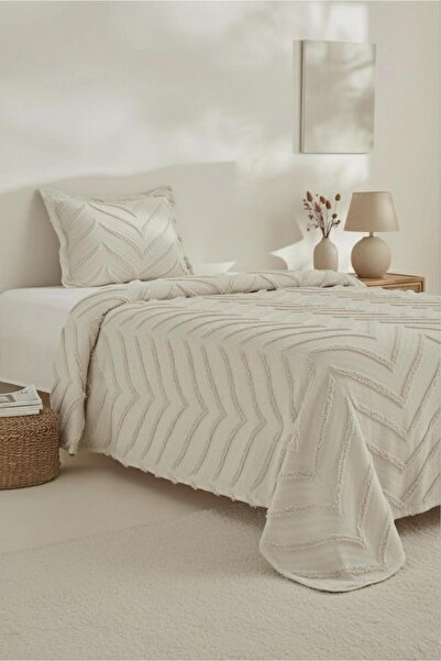 shop Merve 2 Parça Tek Kişilik Yatak Örtüsü