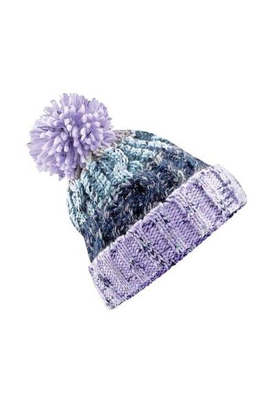 RONIC - Căciulă tricotată cu căptușeală Corks, mărime universală, unisex, violet