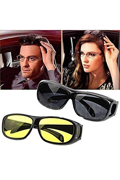 zola Day/Night driving glasses, polycarbonate lenses, universal, black