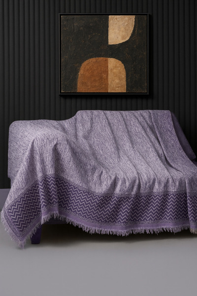 fa collection desing 100% Cotton Luxury Non-Slip Sofa Cover| Sofa Shawl| Multi-Purpose Cover